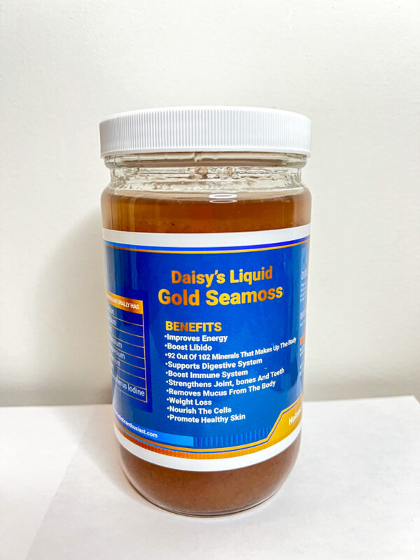 Alternative view of Daisy's Liquid Gold Sea Moss